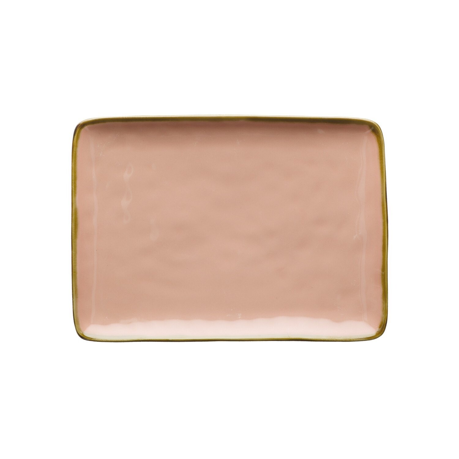 Vassoio rettangolare Concerto rosa antico 27x19 cm