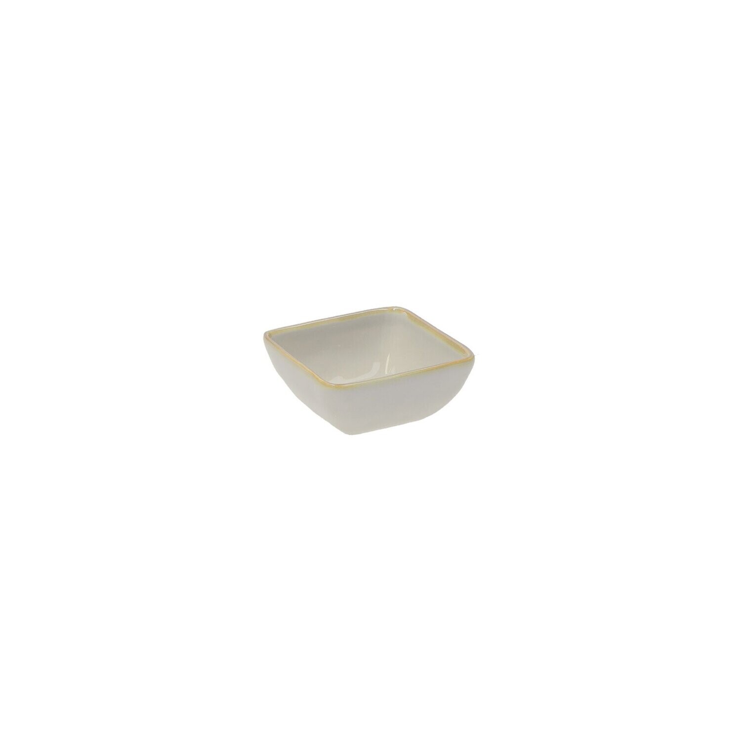 Ciotolina quadrata Concerto grigio perla 8x8 cm
