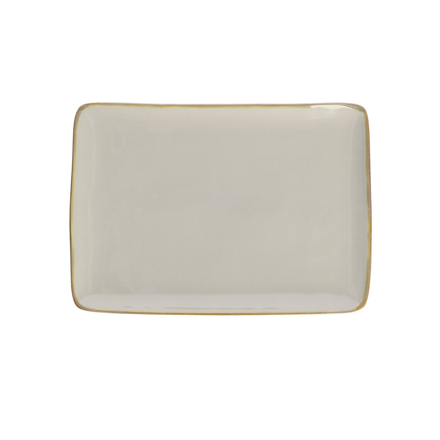 Vassoio rettangolare Concerto grigio perla 27x19  cm