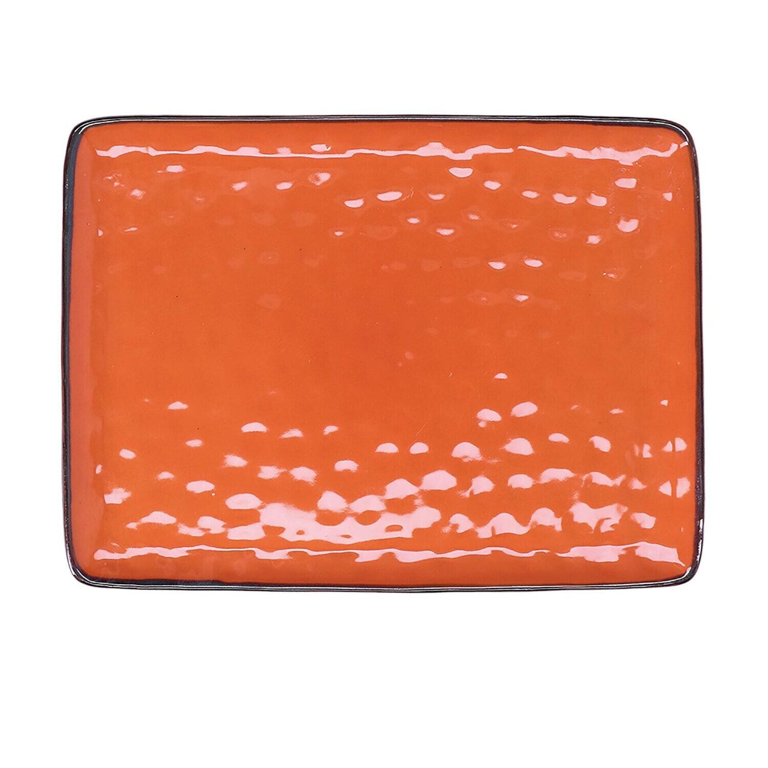 Vassoio rettangolare Concerto arancione 36x26,5 cm