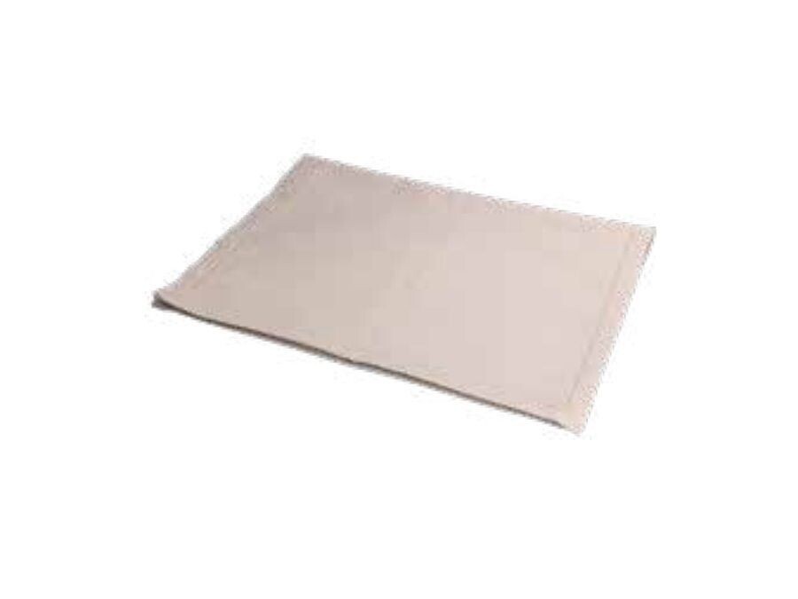 Runner ecru in cotone 45x140 cm.  Ammanto