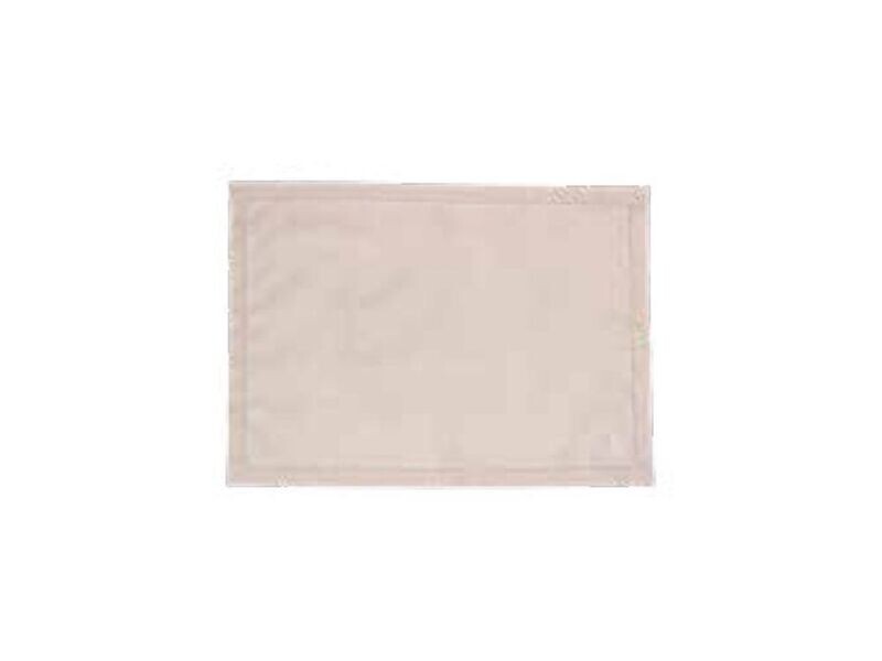 Tovaglietta rettangolare ecrù in cotone 35x47 cm. Ammanto Tovaglietta rettangolare ecrù in cotone 35x47 cm. Ammanto
