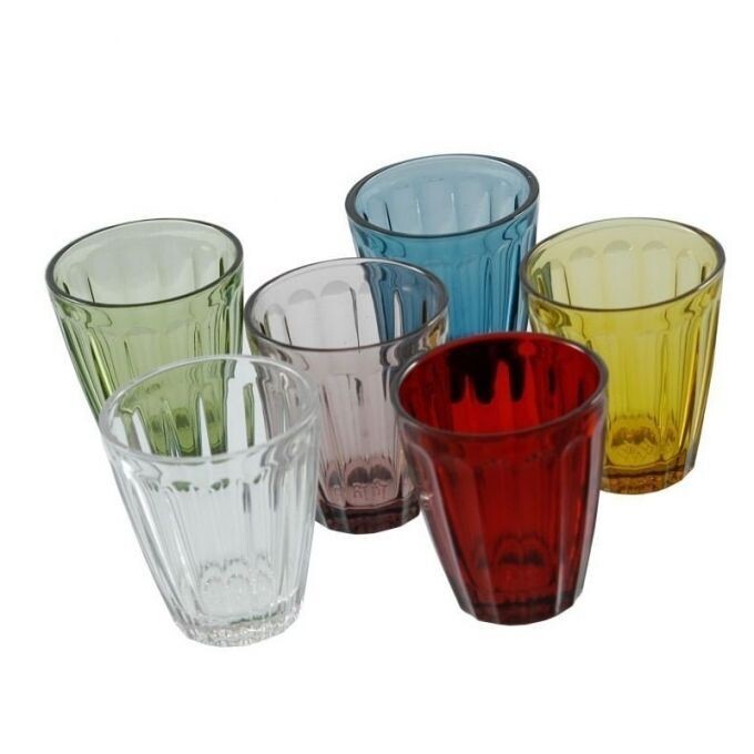 Set 6 bicchieri mix colori assortiti Sinfonia  in gift box