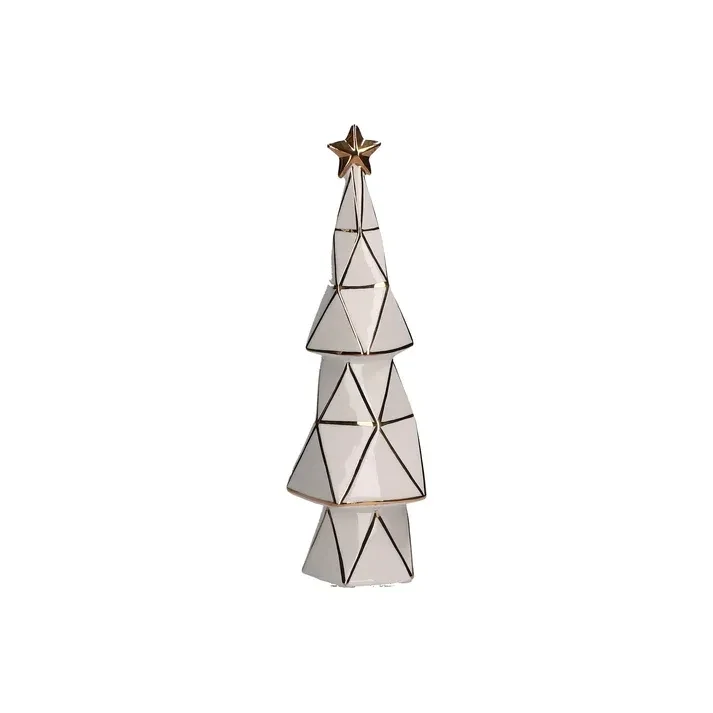 Albero di Natale decorazione oro M CUBISMO cm. 30 Albero di Natale decorazione oro M CUBISMO cm. 30