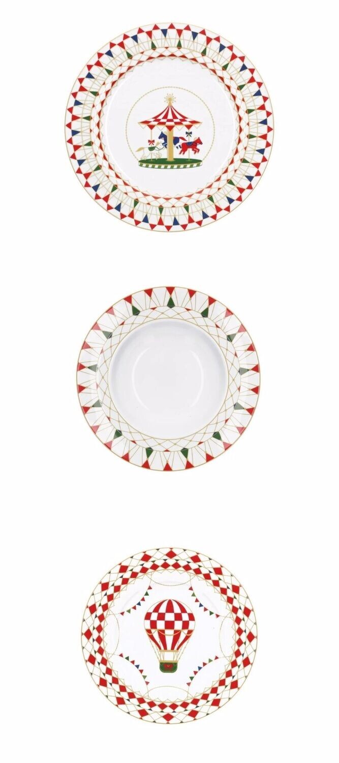 Servizio piatti 18 pz XMAS CAROUSEL