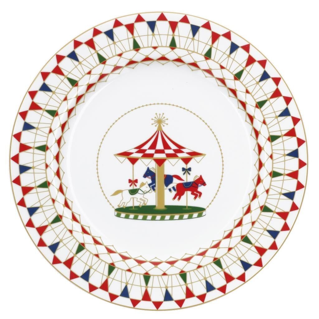 Vassoio rotondo cm.31 XMAS CAROUSEL