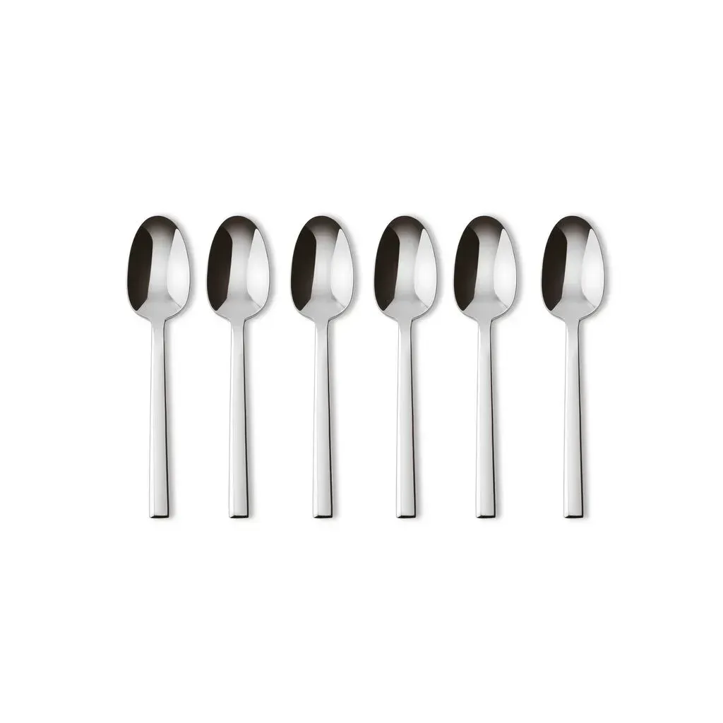 Set 6 cucchiaini moka Neutra acciaio inox