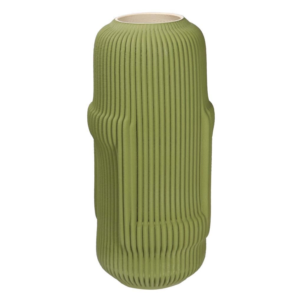 Vaso LINO deco verde greca con stampa in 3D