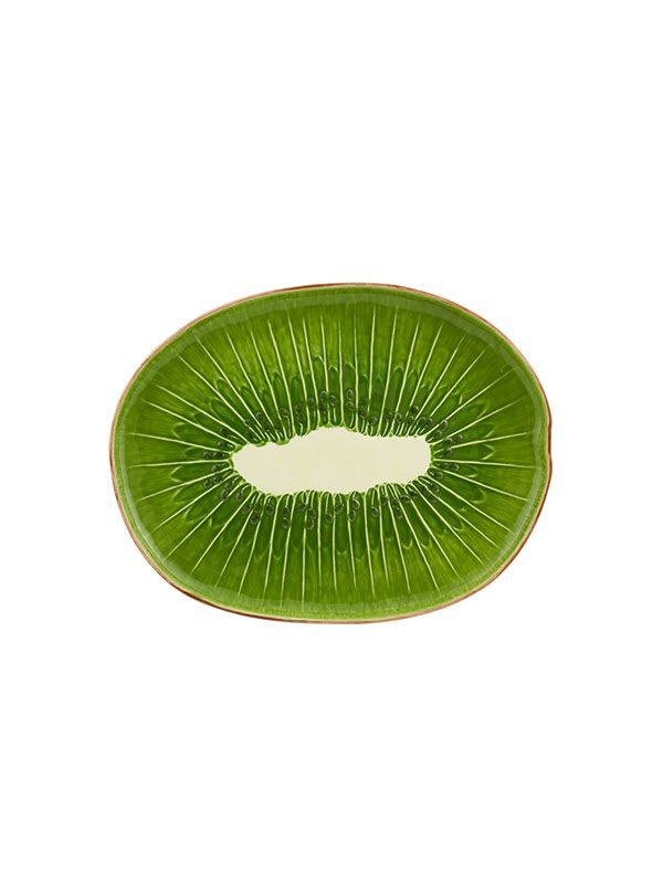 Piatto ovale  kiwi cm. 40