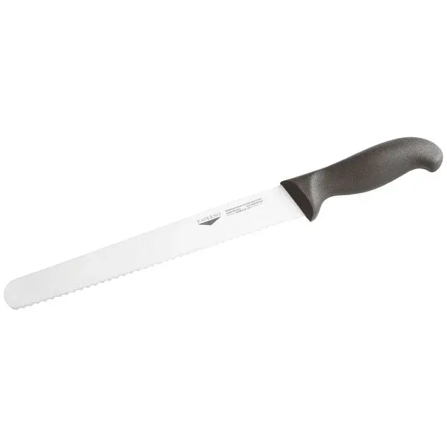 Coltello pane lama tranciata seghettata cm. 21 acciaio inox