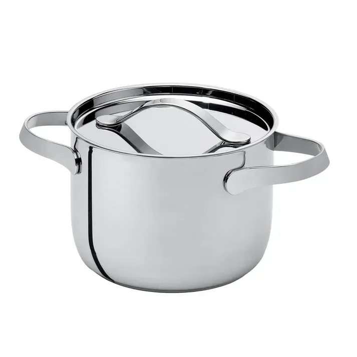 Pentola alta c. cop.cm. 28 acciaio inox AL DENTE