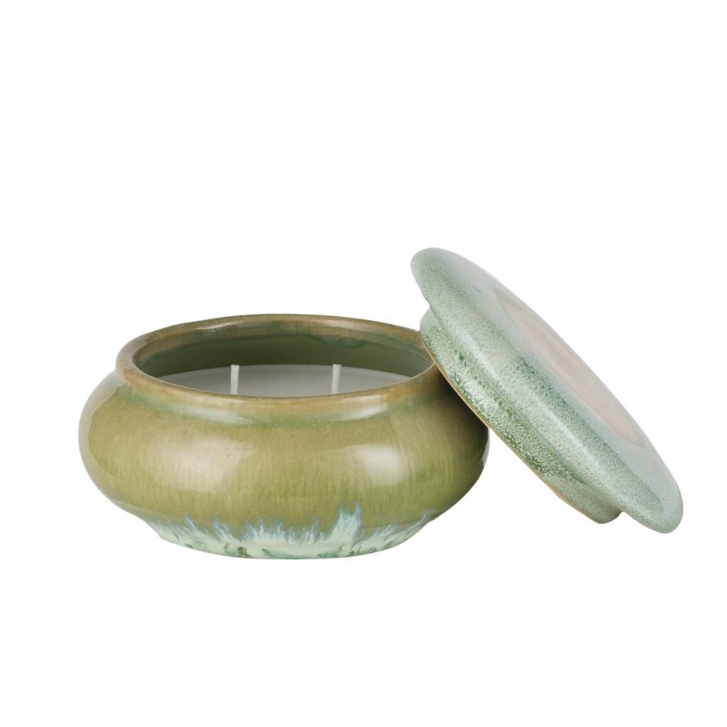 Candela verde con coperchio DALMONDO