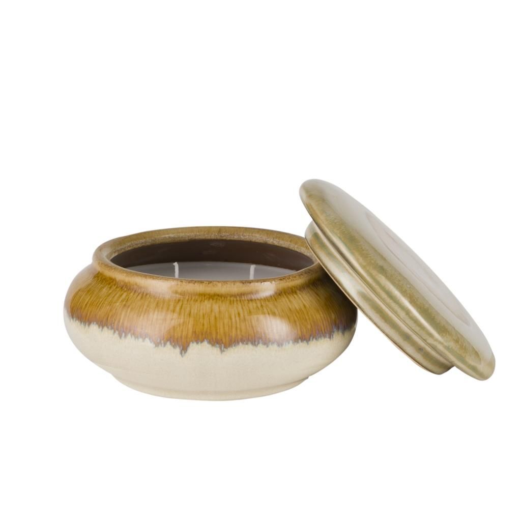 Candela marrone con coperchio DALMONDO