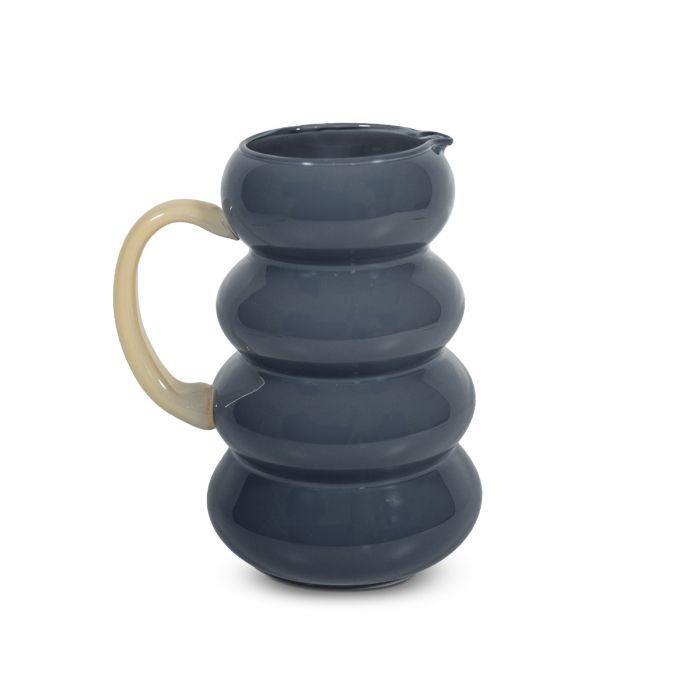 Brocca 1,5L.   Samarcanda in vetro  colore blu.