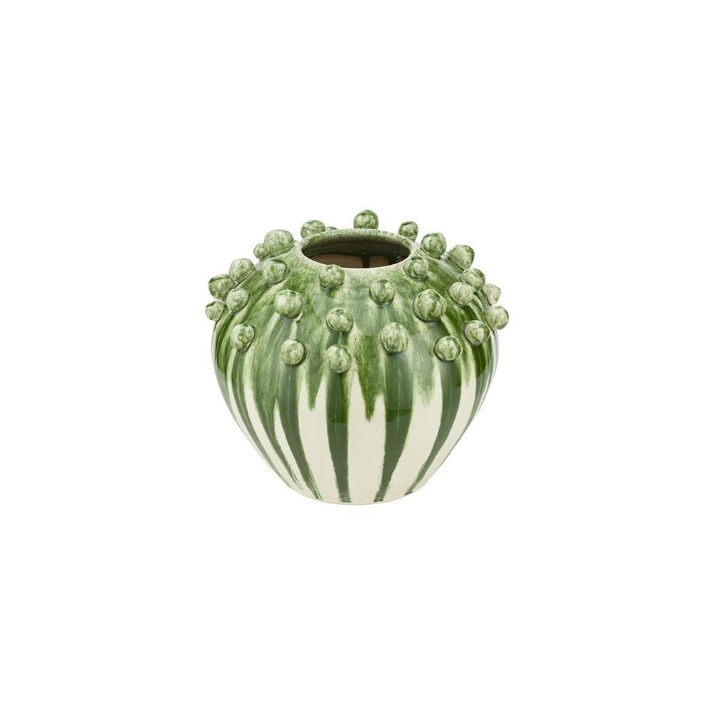 Vaso Deco L REGINALDO bianco/verde