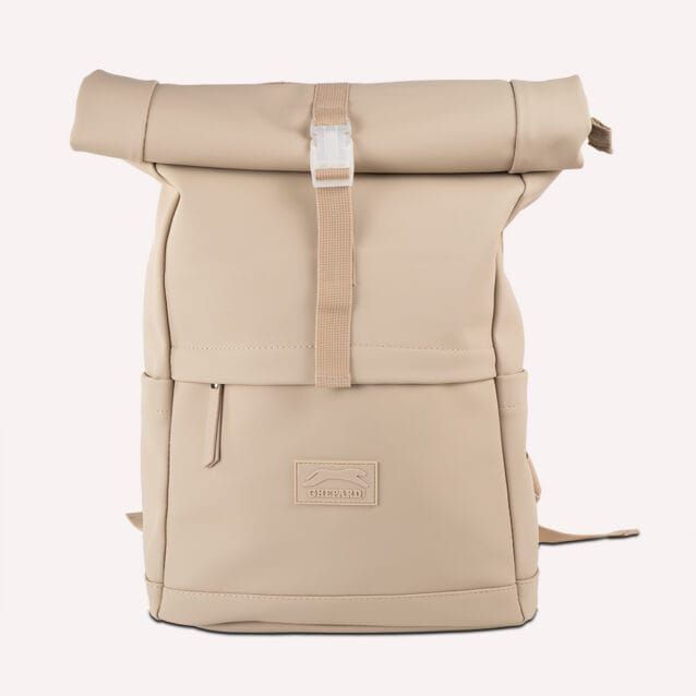 Zaino roll-top SoftGlide impermeabile beige