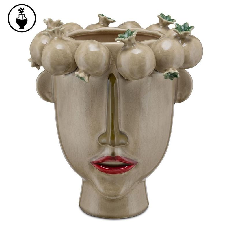 Vaso melograni beige ARCIBOLDO