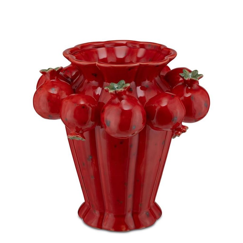 Vaso alto M  Multigrani rosso