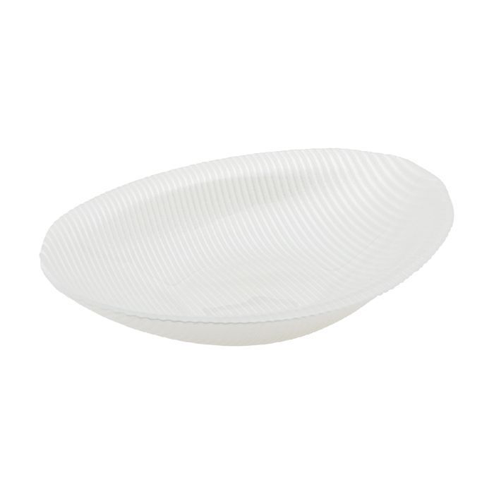 Centrotavola ovale bianco Seventy