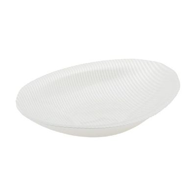 Centrotavola ovale bianco Seventy