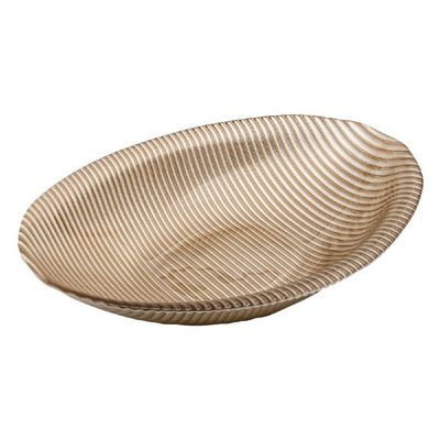 Centrotavola ovale champagne Seventy