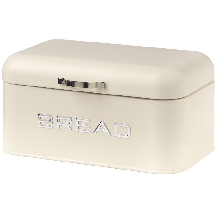 Contenitore porta pane Vintage con manico 30,5 x 20 x h 15 cm avorio