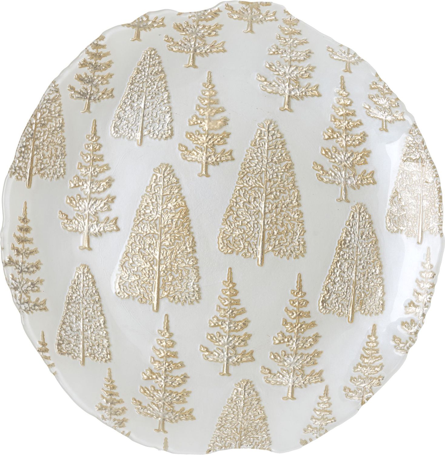 Piatto panettone Sapin bianco cm. 32