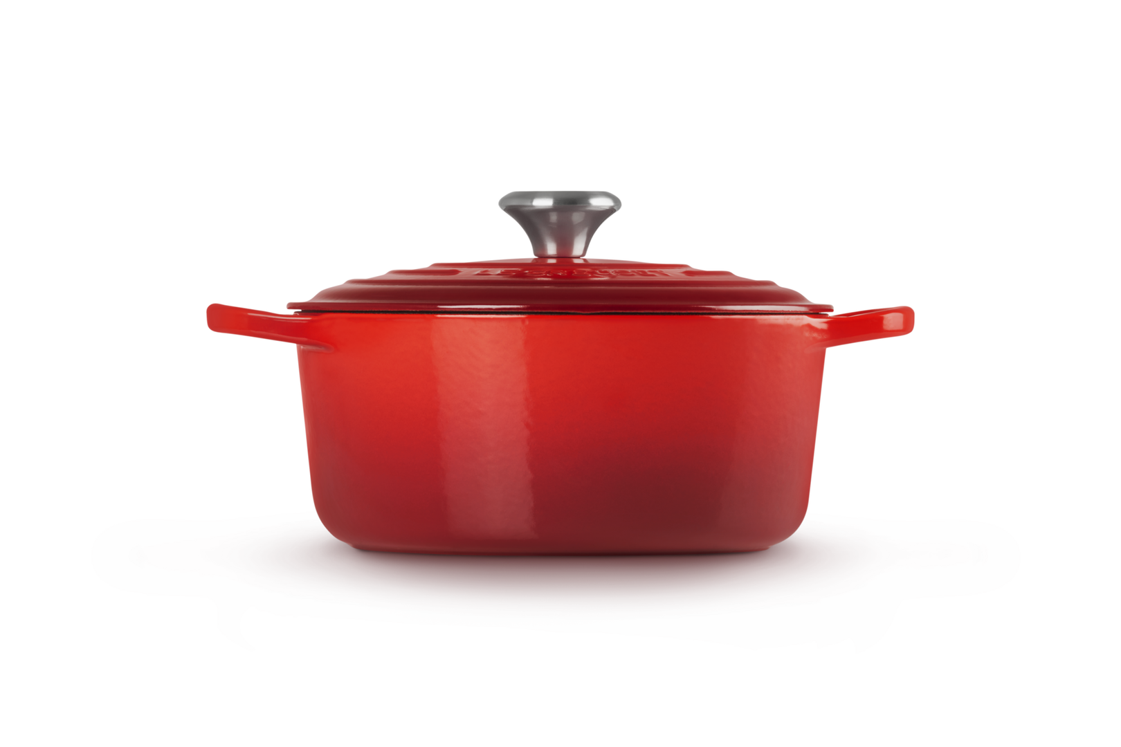 Cocotte rotonda Evolution in ghisa vetrificata cm. 26 rosso ciliegia