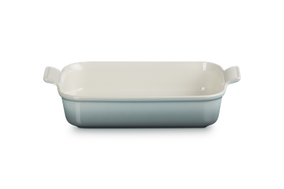 Pirofila rettangolare Tradition in gres vetrificato 32x25 sea salt