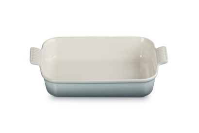 Pirofila rettangolare Tradition in gres vetrificato 32x25 sea salt