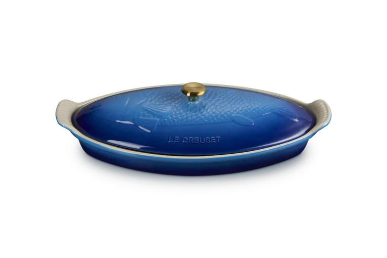 Pesciera Tradition in gres vetrificato 34 cm azure