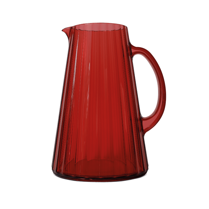 Brocca in acrilico rossa 2,3L.