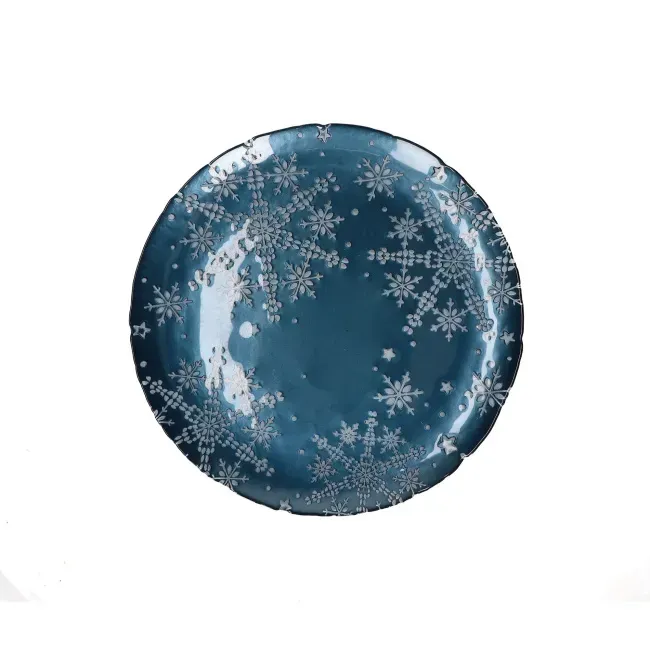 Piatto per panettone blu ILPRIMOFIOCCO