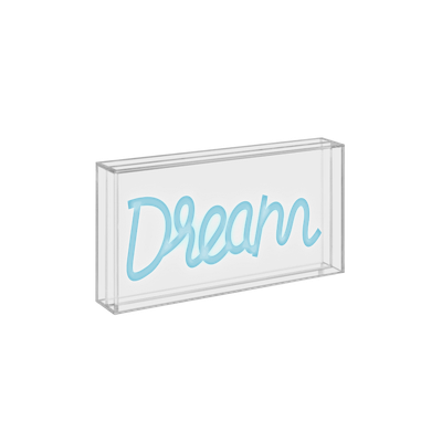 Insegna Neon con scritta decorativa Dream