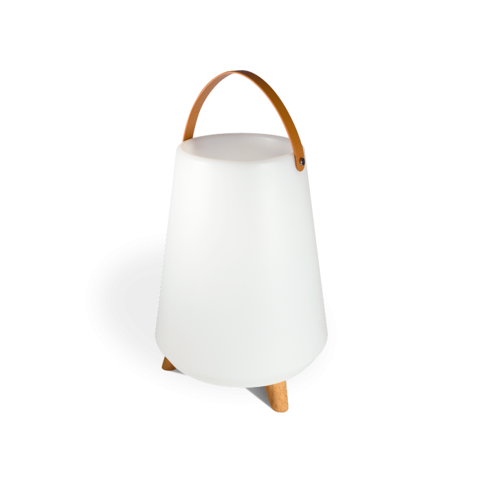 Secchiello ghiaccio con altoparlante. Speaker Rooftop bluetooth, lampada LED, wine cooler