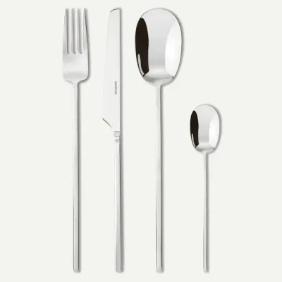 Servizio 24 Pz Monoblocco 100 acciaio Inox