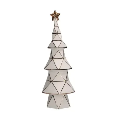 Albero di Natale decorazione oro  L  CUBISMO cm. 40