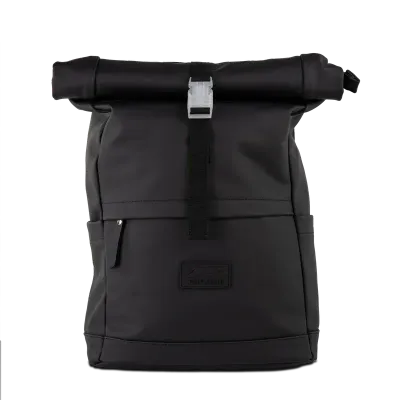 Zaino roll-top SoftGlide impermeabile nero