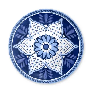 Set 3 Piatti dessert Santorini decori assortiti