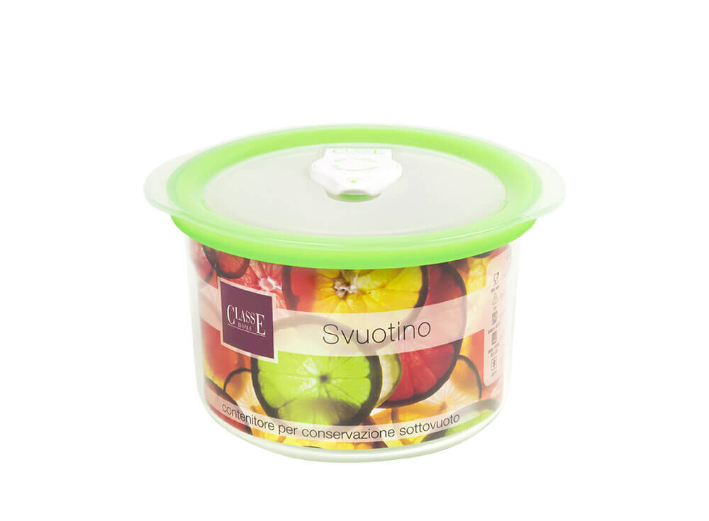 Contenitore rotondo 0,6 Lt. per sottovuoto Svuotino Contenitore rotondo 0,6 Lt. per sottovuoto Svuotino