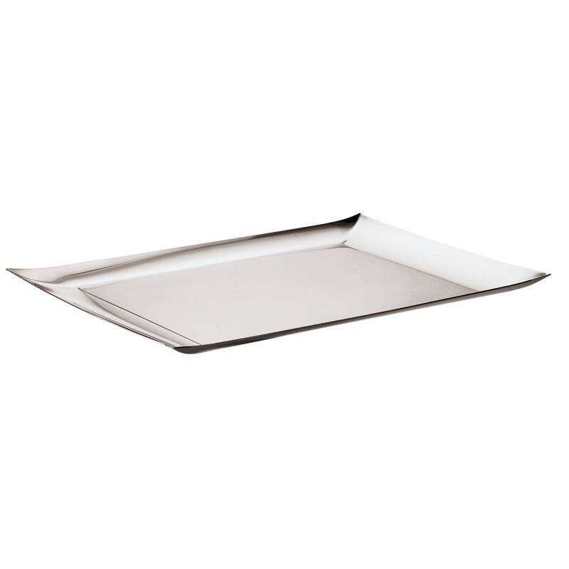 Vassoio rettangolare Linea Q 43x28 acciaio inox Vassoio rettangolare Linea Q 43x28 acciaio inox