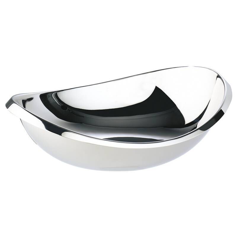 Ciotola ovale Twist 26 x 22 cm. acciaio inox Ciotola ovale Twist 26 x 22 cm. acciaio inox