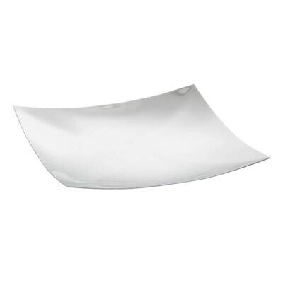 Vassoio quadrato 'foglio' 25x25 Linea Q acciaio inox Vassoio quadrato 'foglio' 25x25 Linea Q acciaio inox