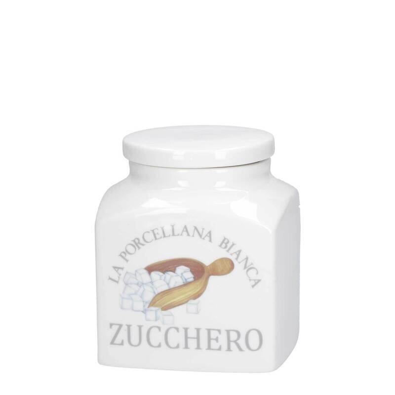 Barattolo decorato porcellana Conserva zucchero