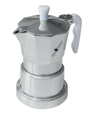 Caffettiera Top Moka 6 tazze silver