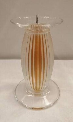 Candeliere Dampierre ocra H. cm. 10 Candeliere Dampierre ocra H. cm. 10
