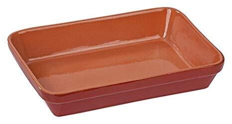 Teglia rettangolare 20x28 rossa