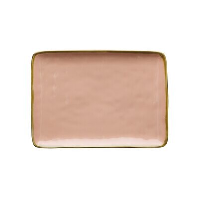 Vassoio rettangolare Concerto rosa antico 27x19 cm Vassoio rettangolare Concerto rosa antico 27x19 cm
