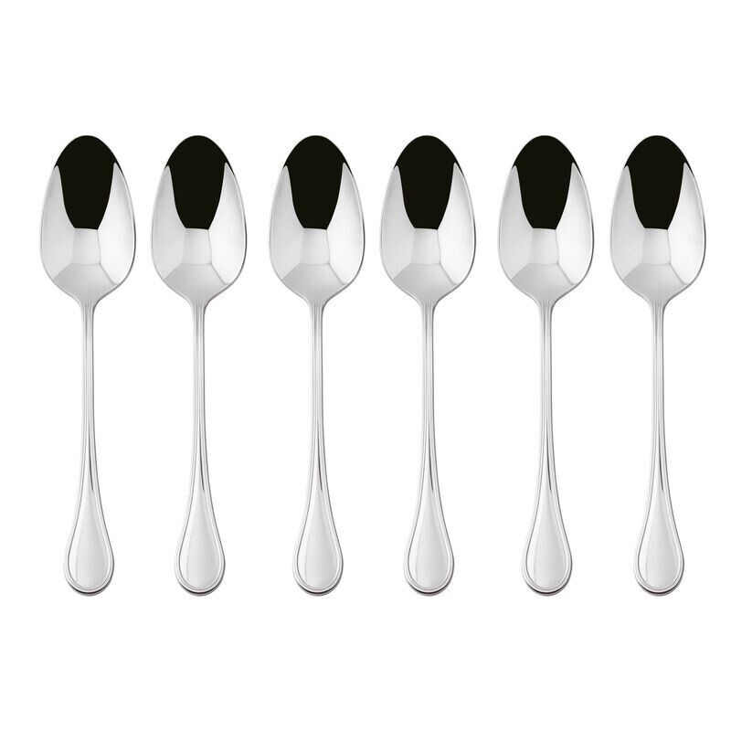Set 6 cucchiaini moka Royal acciaio inox