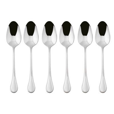 Set 6 cucchiaini moka Royal acciaio inox